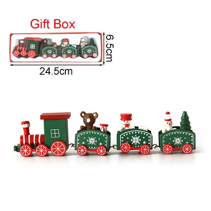 mini wooden train 