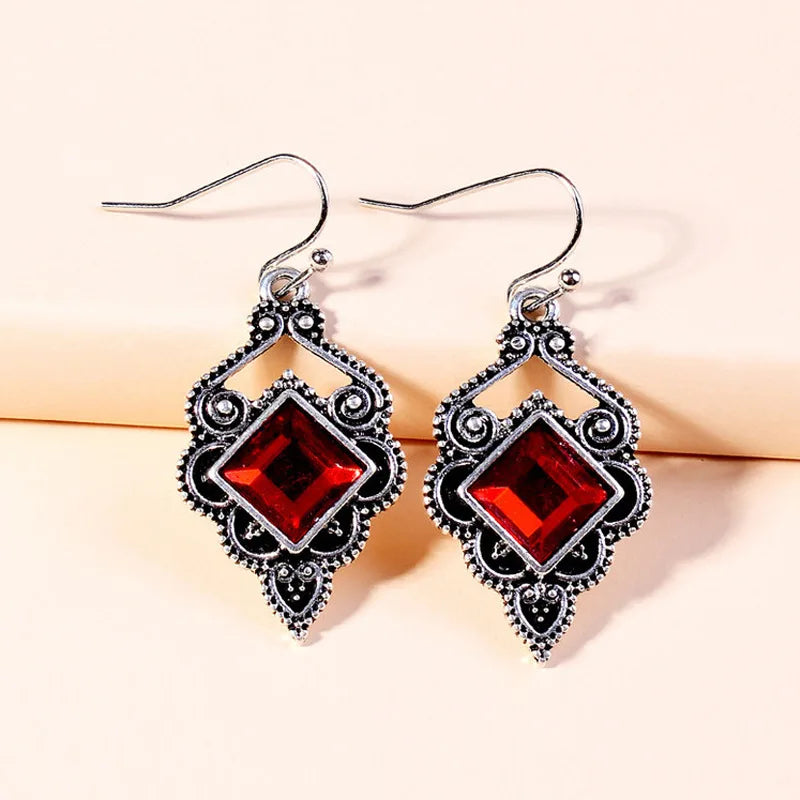 Retro Geometric Earrings