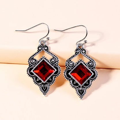 Retro Geometric Earrings