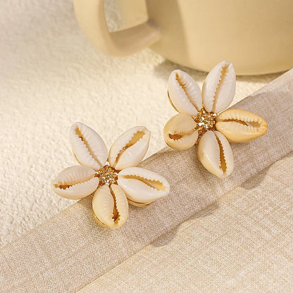 Pendientes de concha Bohemia