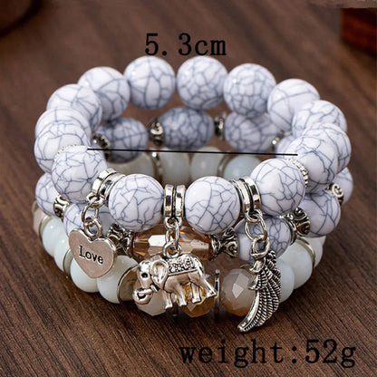 Pulsera étnica de Bohemia hecha a mano