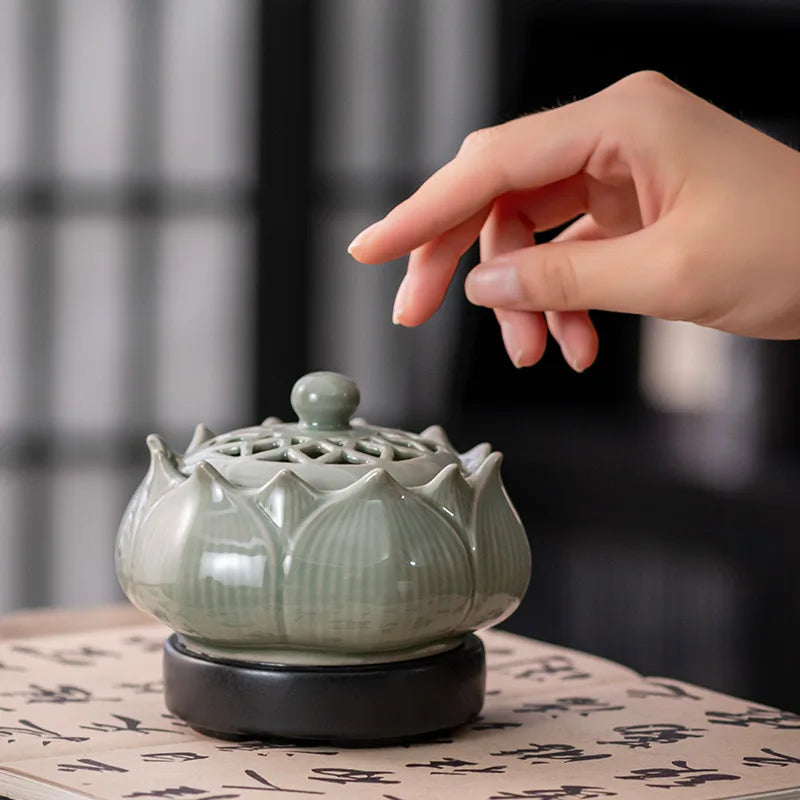 Quemador de incienso electrónico de cerámica