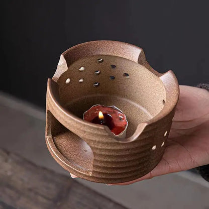 Olla de viga de elevación de cerámica gruesa estilo japonés y accesorios