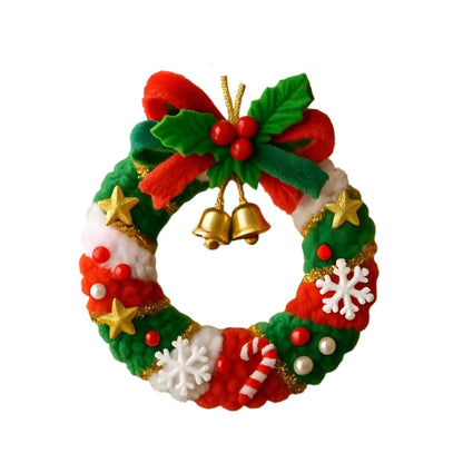 Colgantes navideños de ganchillo