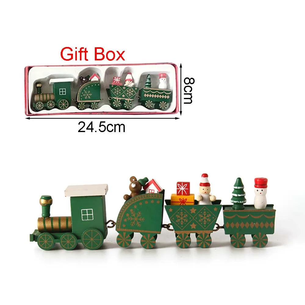 mini wooden train 