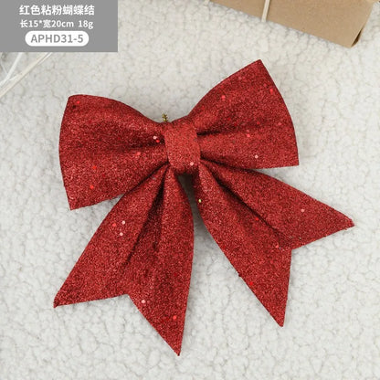 Lazo navideño en varios colore  para árbol de Navidad