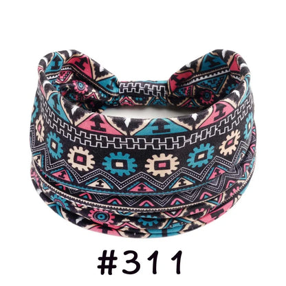 Diademas bohemias de algodón