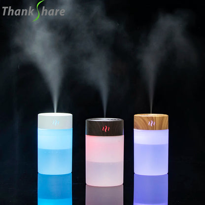 Humidificador de aire USB de 260 ml, difusor de aceite de aroma