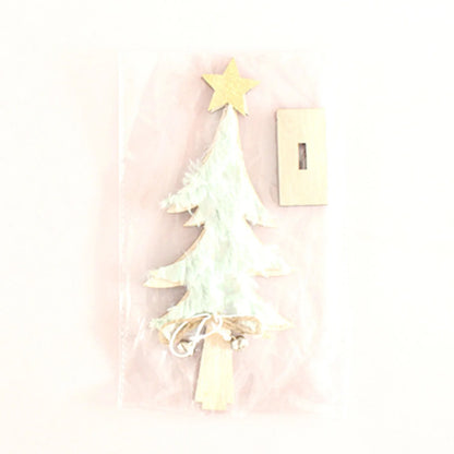 Adornos de madera para árboles de Navidad