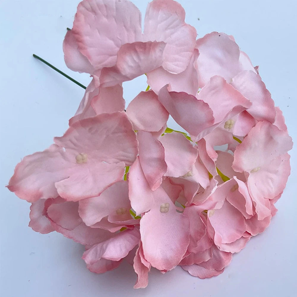 Hortensia Artificial Pequeña Rama Flor de Seda