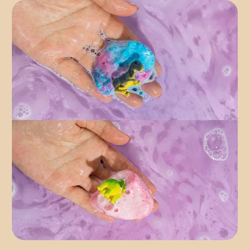 Bombas de baño sorpresa Dino Egg Spa para niños