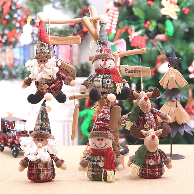 Fun Christmas ornament dolls