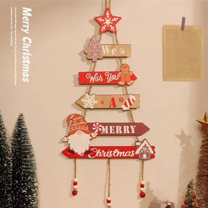 Christmas tree wall hanging