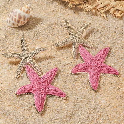 Pendientes colgantes de flores elegantes de Bohemia