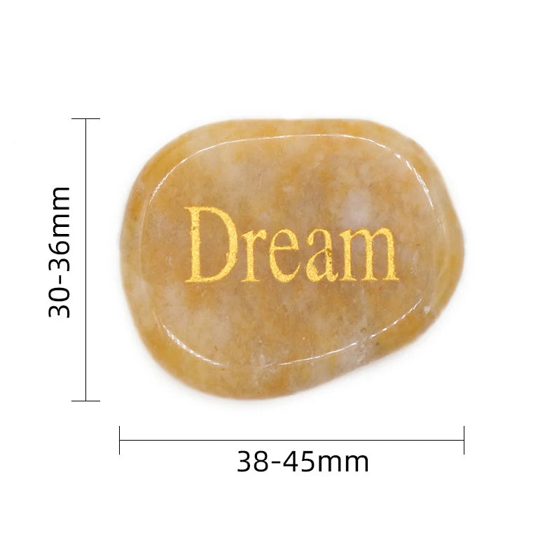 Roca de río natural altamente pulida