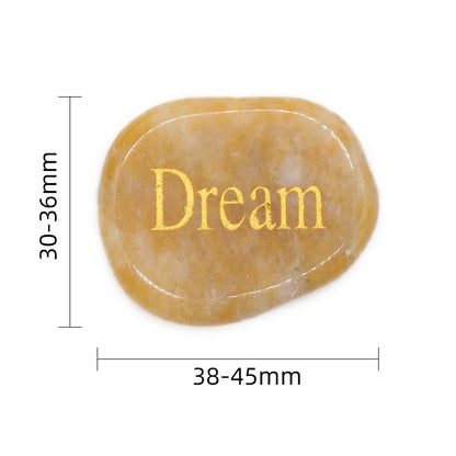 Roca de río natural altamente pulida