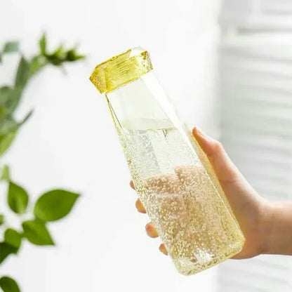 Botellas de agua de vidrio transparente sin BPA 500ml