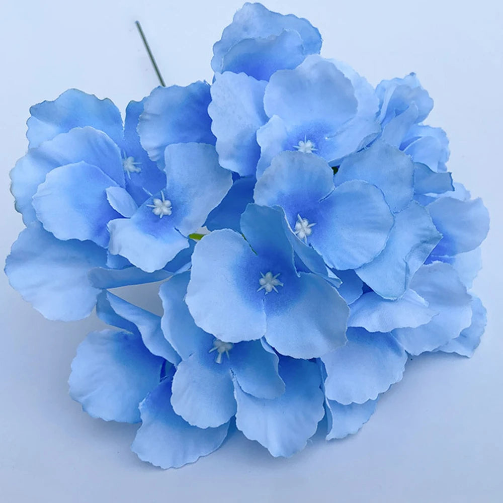Hortensia Artificial Pequeña Rama Flor de Seda