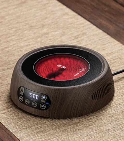 Olla de cerámica eléctrica con mango de vidrio - ideal para preparar té y calentar agua