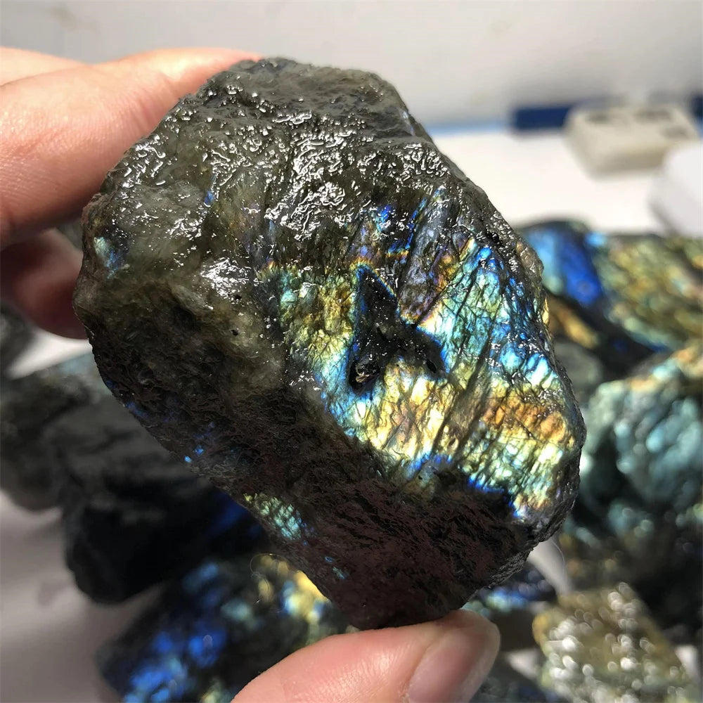 Piedra Natural Labradorita Mineral Reiki