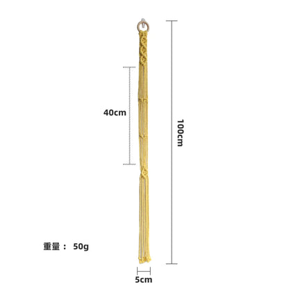 Tapiz de macramé colgante