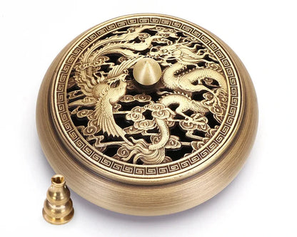 Quemador de incienso de cobre