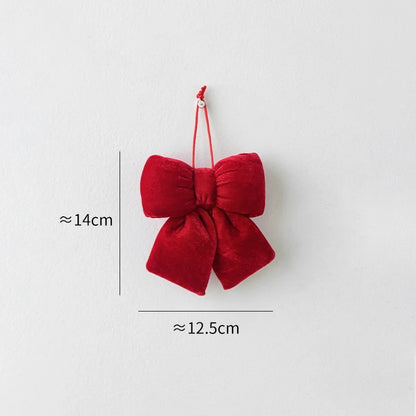 Lazo rojo de terciopelo