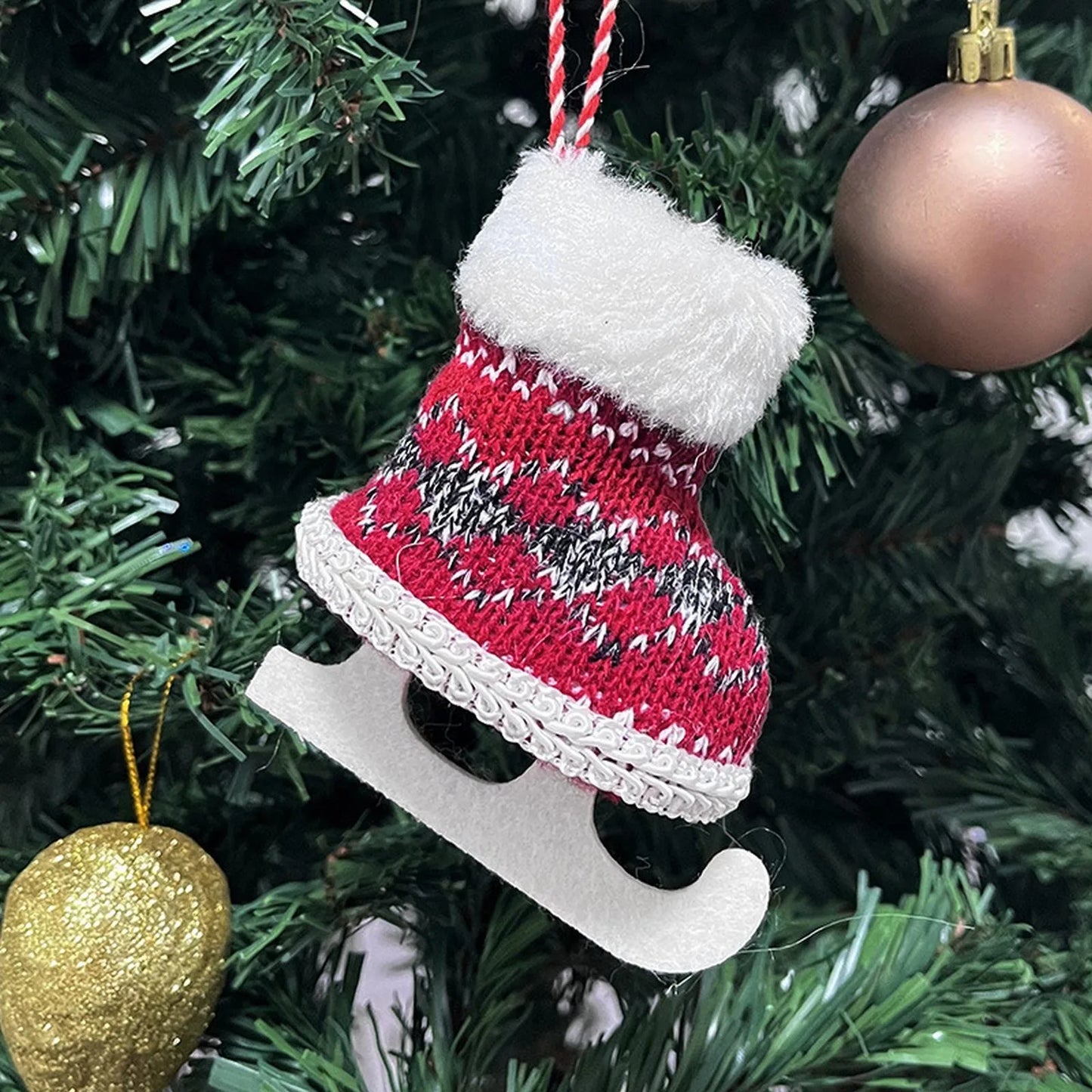 Decoracion divertida de árbol de Navidad