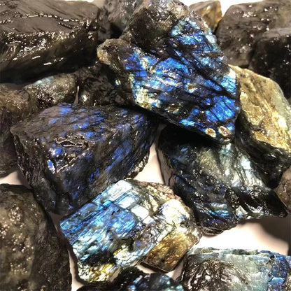 Piedra Natural Labradorita Mineral Reiki