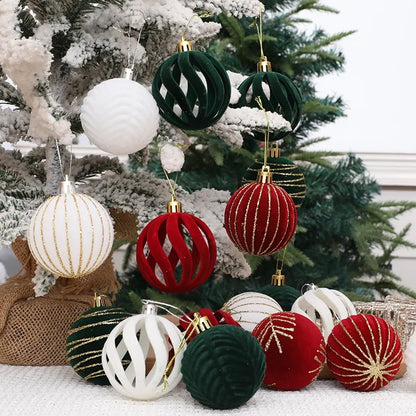 6 pieces/box 6 cm Christmas Balls