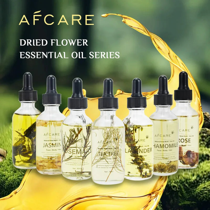 Aceite esencial de flor seca de plantas naturales