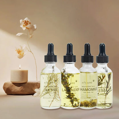 Aceite esencial de flor seca de plantas naturales