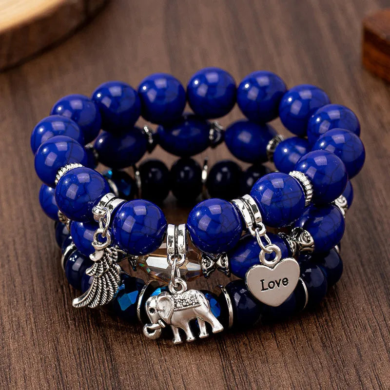 Pulsera étnica de Bohemia hecha a mano