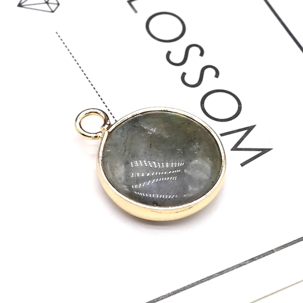 Colgante de piedra natural Forma redonda
