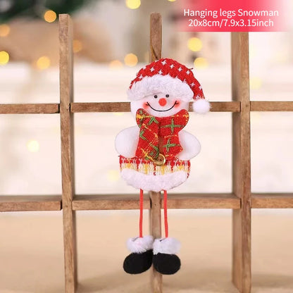 Papá Noel Muñeco de nieve para el Árbol