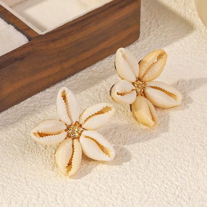 Pendientes de concha Bohemia