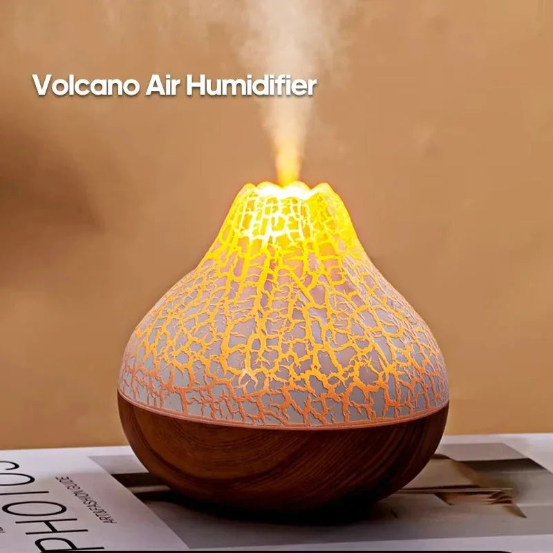Nuevo humidificador de aire de 300 ml Difusor de aromaterapia de niebla de escritorio USB de gran capacidad con 7 luces nocturnas coloridas