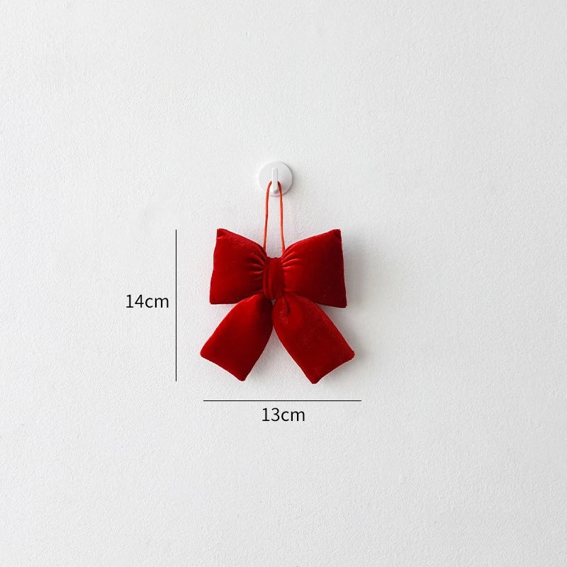 Lazo rojo de terciopelo