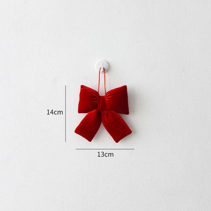 Lazo rojo de terciopelo