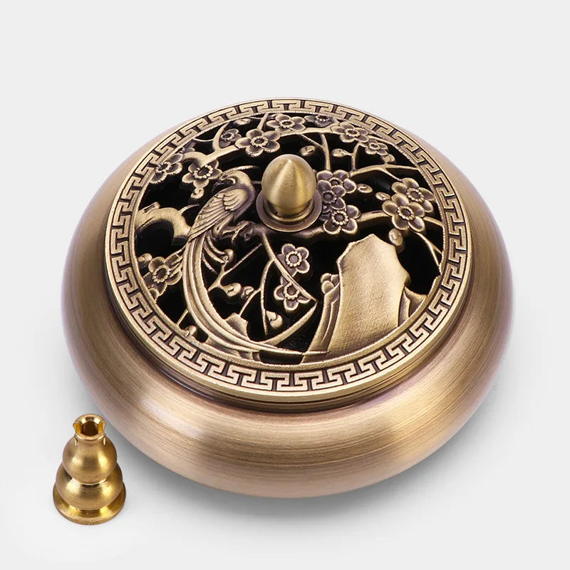 Quemador de incienso de cobre