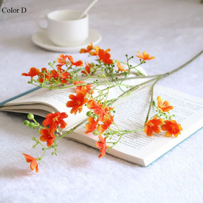 Hermosa lila pequeñas flores artificiales