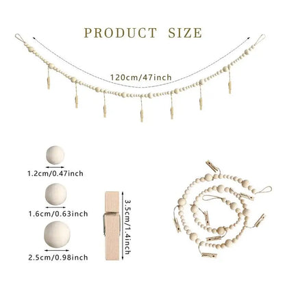 Soporte de clip para fotos Collage de cuerdas