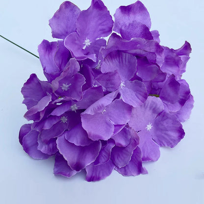 Hortensia Artificial Pequeña Rama Flor de Seda