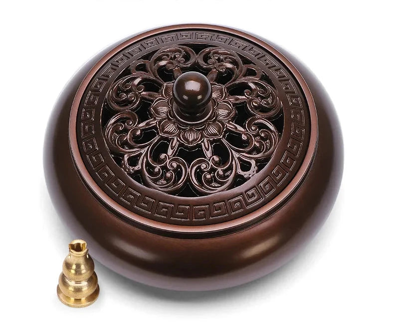 Quemador de incienso de cobre