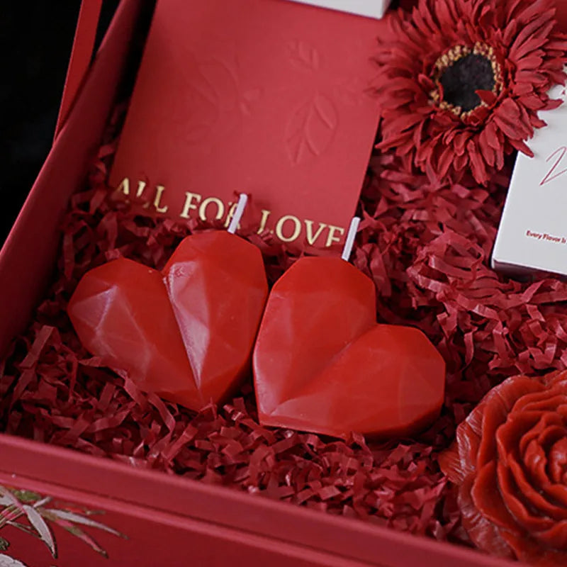 Velas perfumadas Corazón rojo romántico