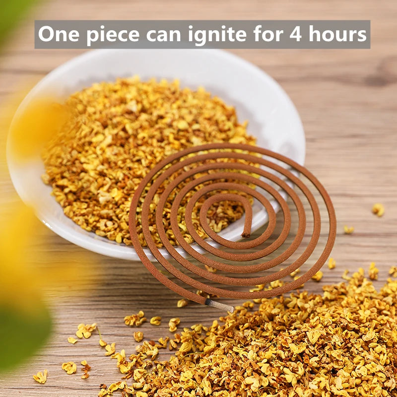 Bobinas de incienso Fragancia de sándalo natural