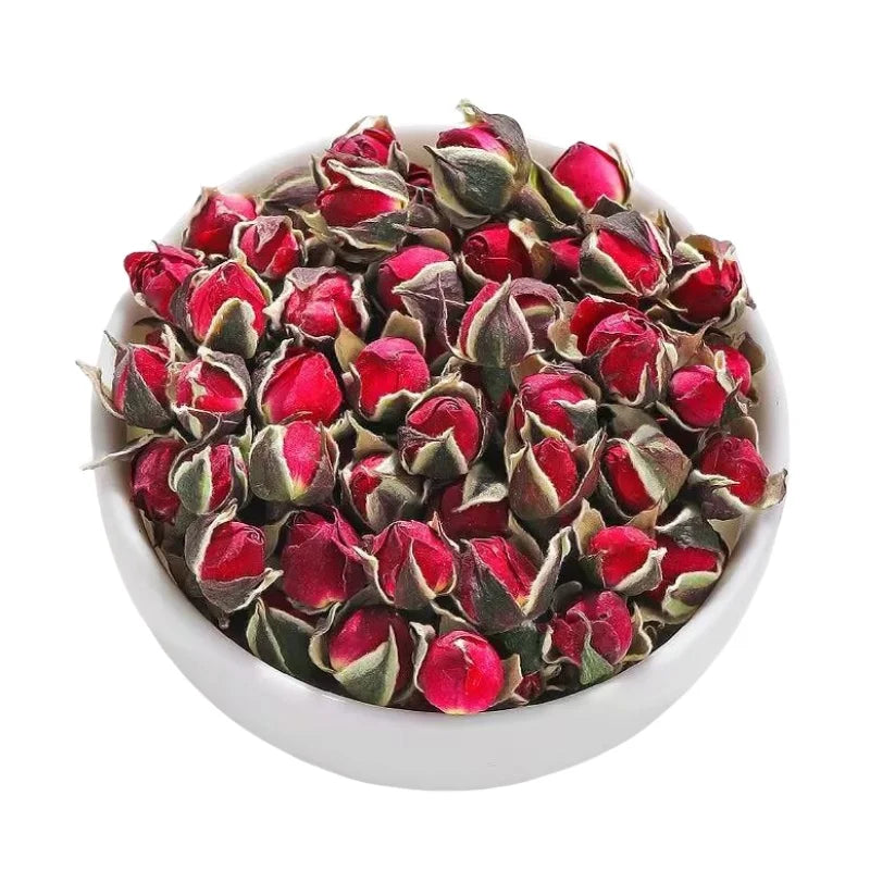 Flores secas de rosas naturales