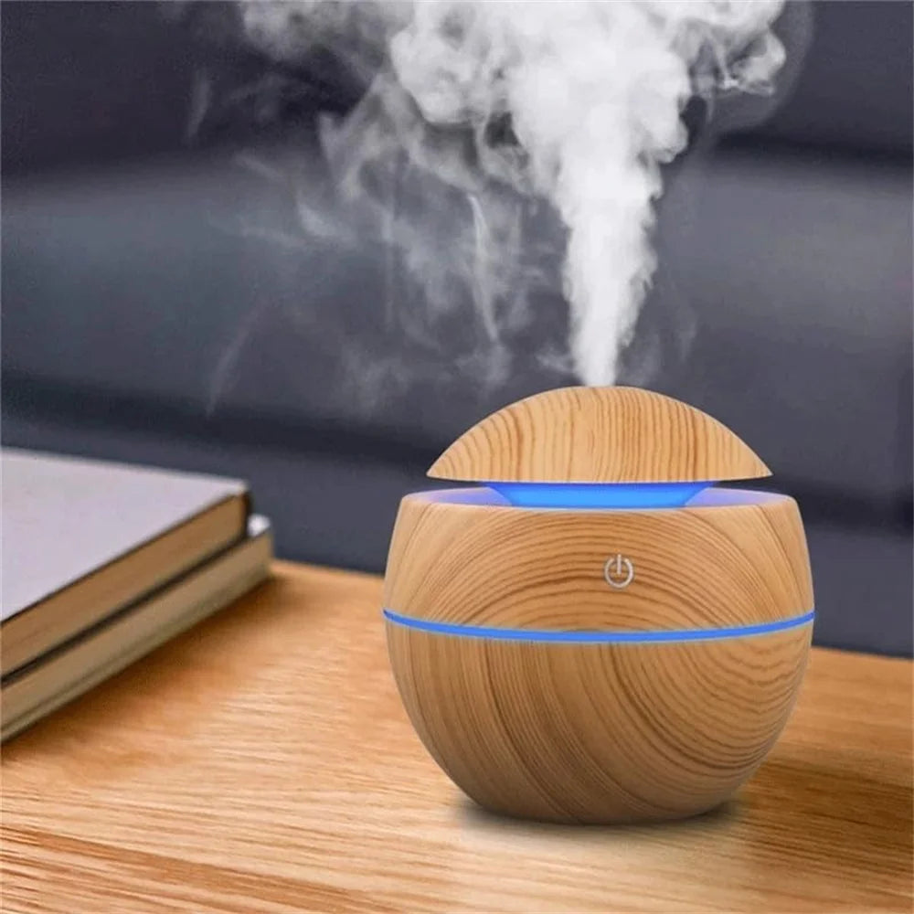 Humidificador de aire ultrasónico de madera , difusor de Aceites esenciales Fabricante de niebla fría