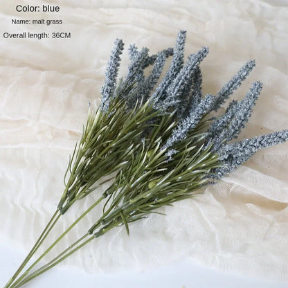 Flor artificial de 36 cm Malta Hierba flores artificiales