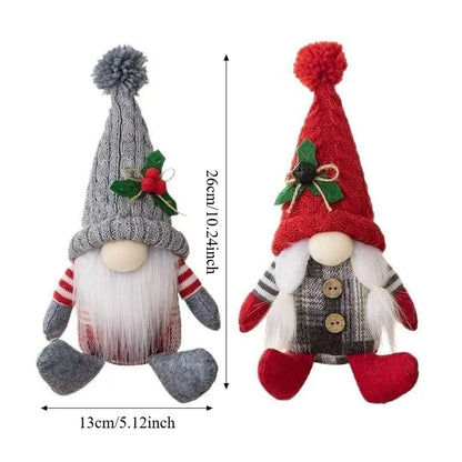 Gnomos navideños de peluche